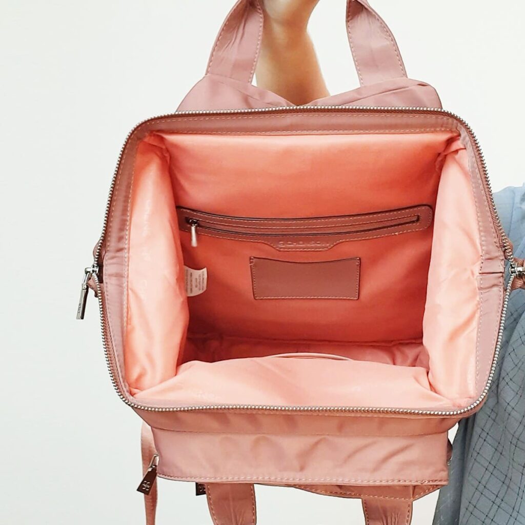 Abertura da mochila Twill Nylon Natural 8784533 – Chenson